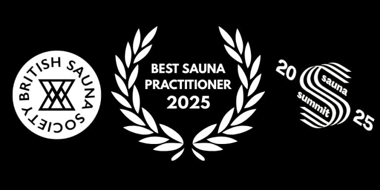Award for Best Sauna Practitioner with the British Sauna Society at the Sauna Summit 2025