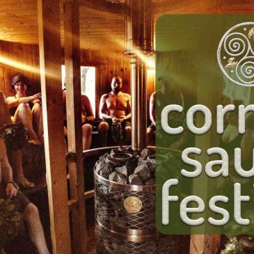 Group Sauna Ritual at the Cornish Sauna Festival